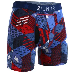 '2UNDR' Men's Swing Shift 6 Boxer Brief - Freedom