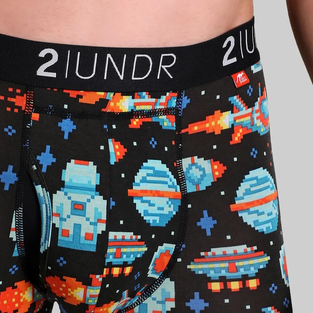 '2UNDR' Men's Swing Shift 6 Boxer Brief - Galactica