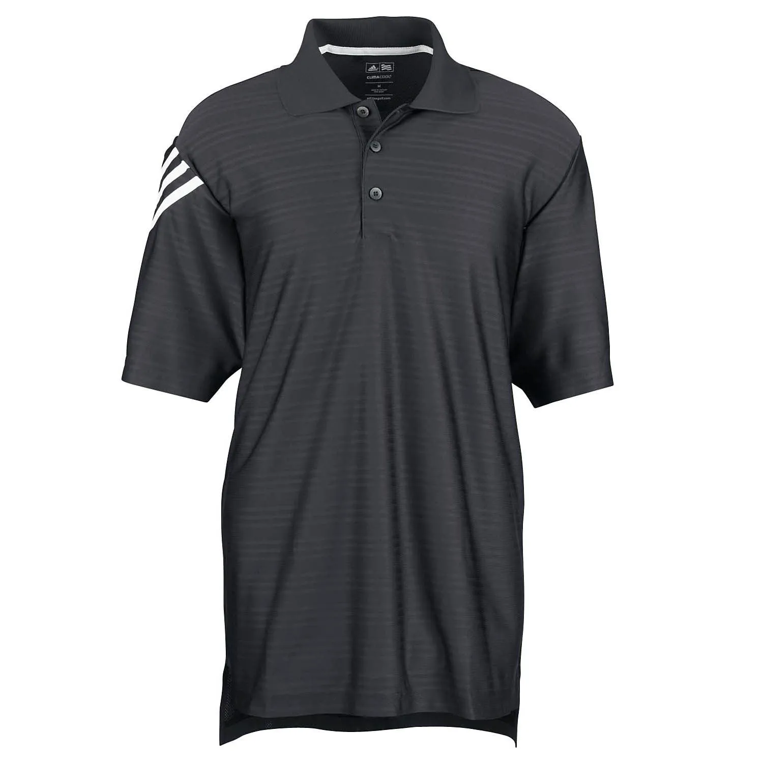 adidas Golf Men's ClimaCool Black S/S Mesh Polo