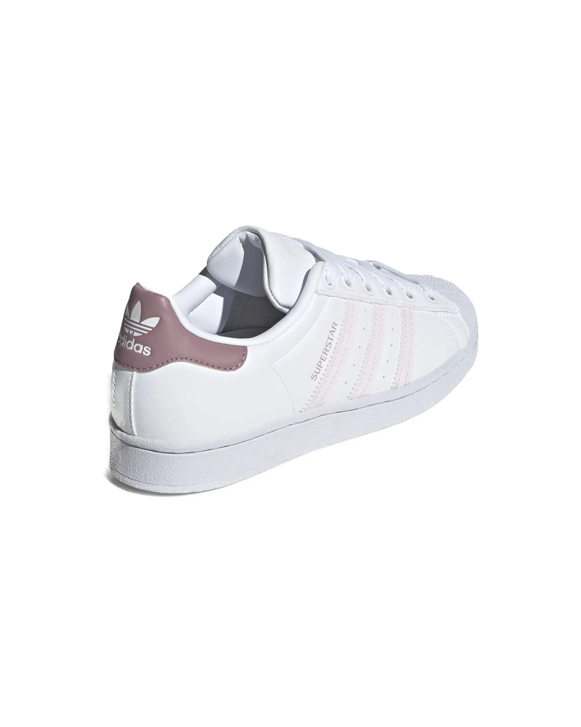 Adidas Superstar J Bianco Rosa