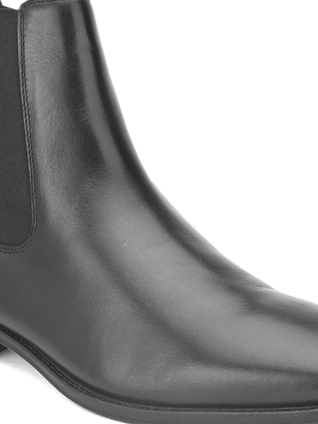 Alberto Torresi Royal Look Black Chelsea Boots For Men