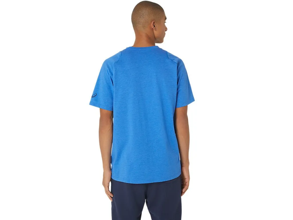 ASICS MEN'S GRAPHIC BLUE TEE