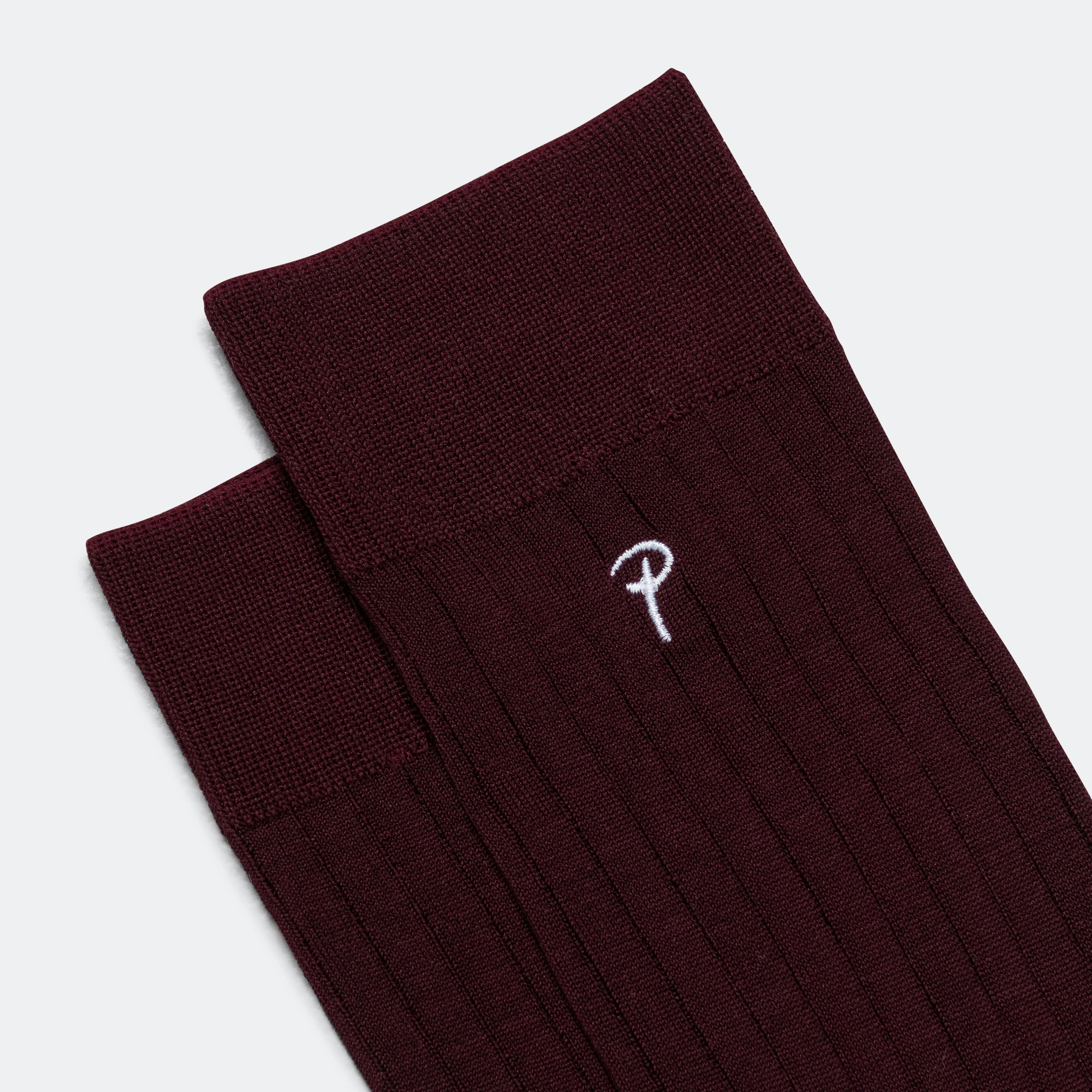 Basic Dress Socks - Bordeaux