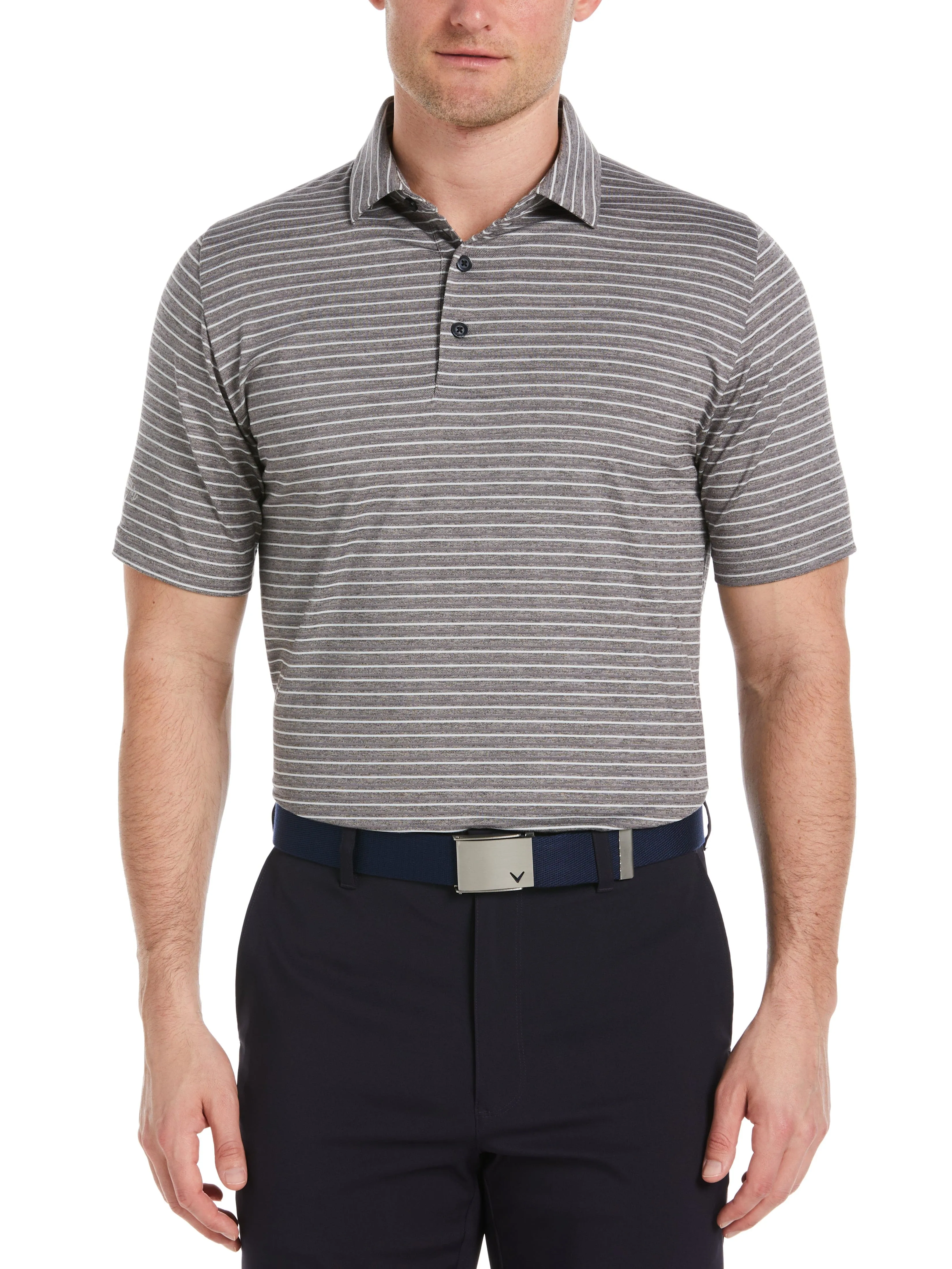 Big & Tall Soft Touch Stripe Golf Polo