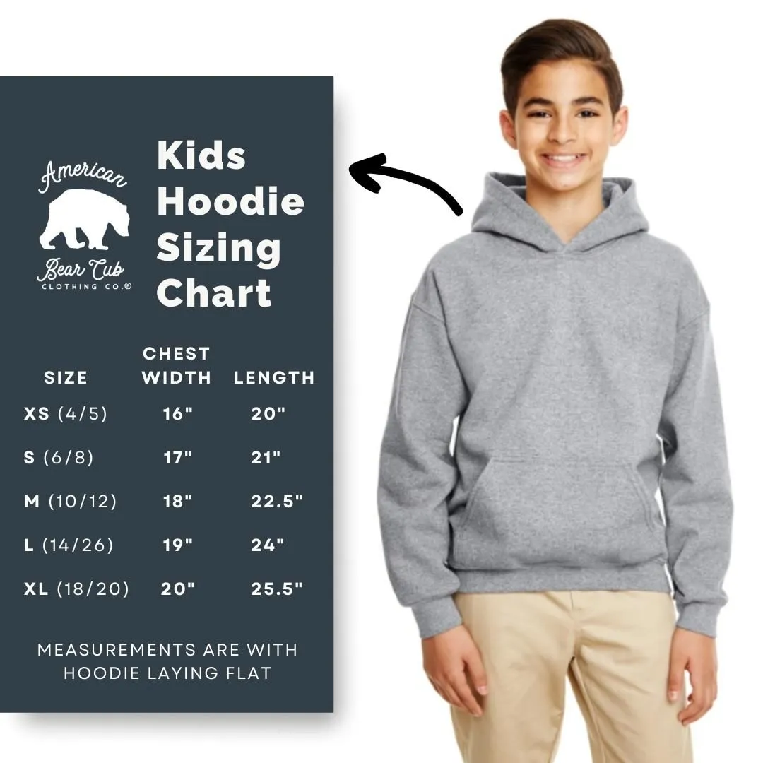 Bigfoot Fishing Kids Hoodies - Light or Dark Artwork