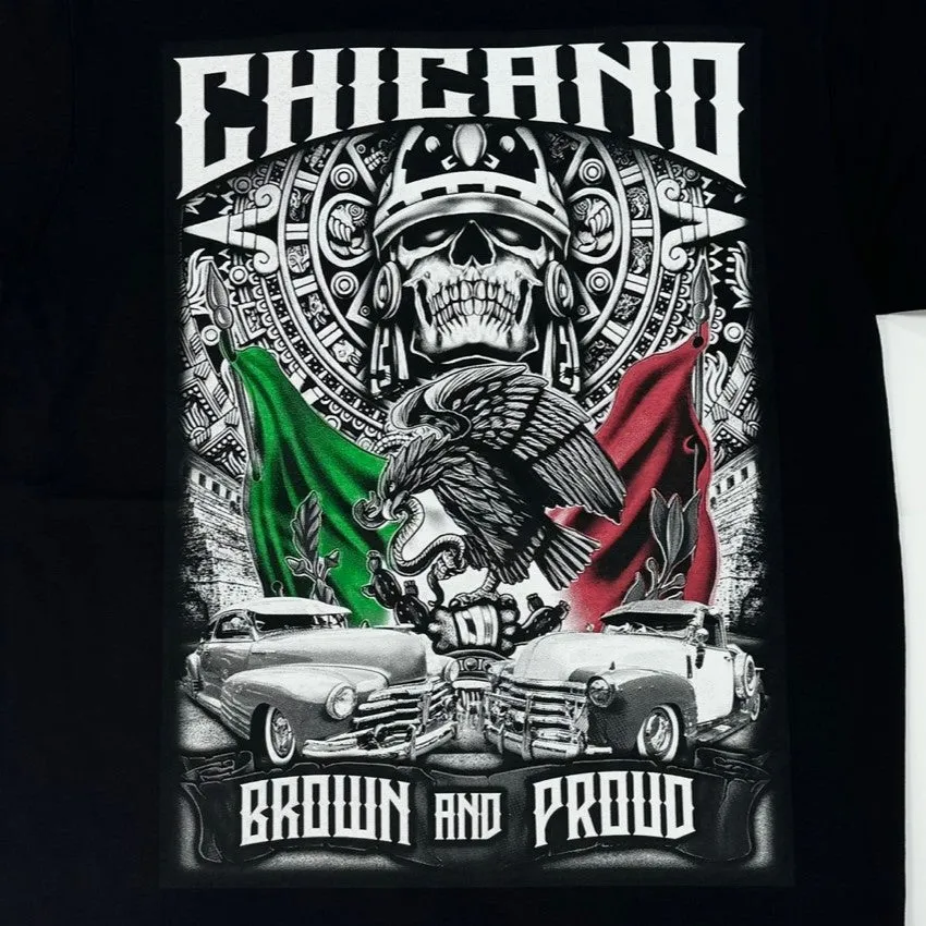 BILLIONAIRE Chicano Brown and Proud Heavyweight Graphic T-shirt