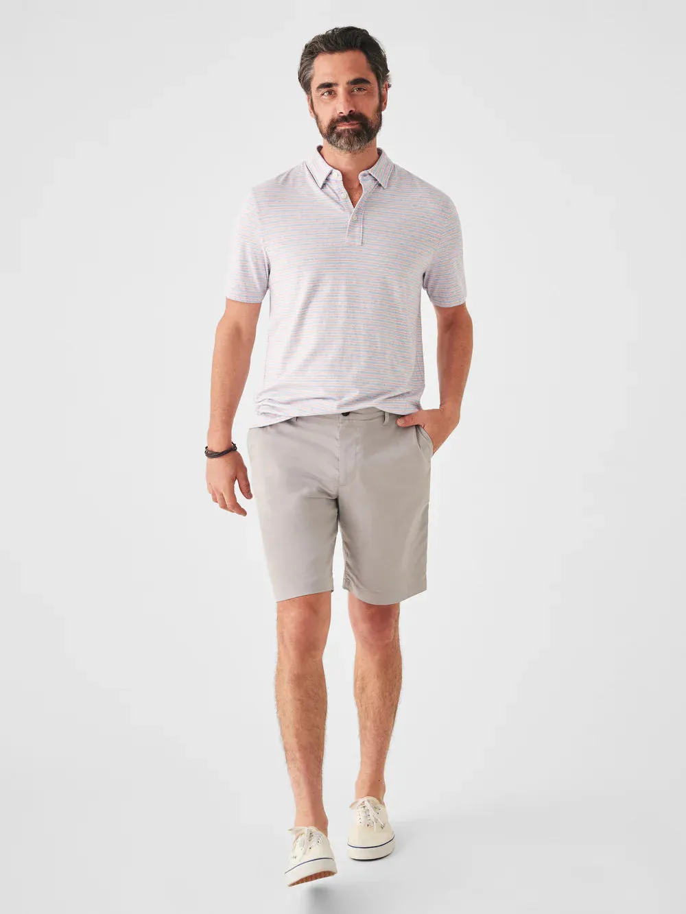 FAHERTY Movement Short Sleeve Polo