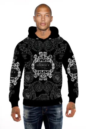 George V Paris All over Hoodie (Black)