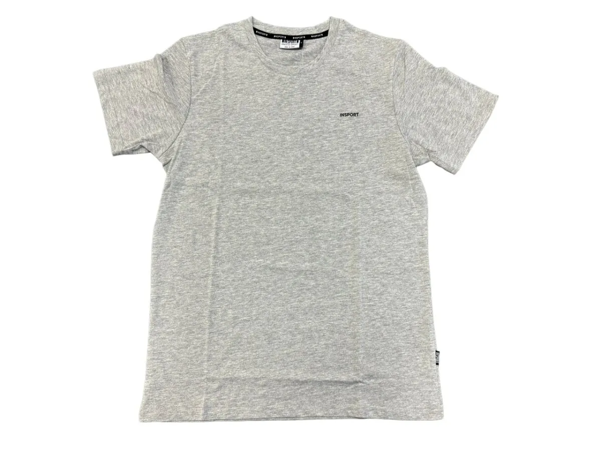 INSPORT MEN'S CLASSIC GREY TEE