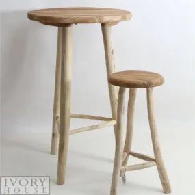 J Attic Wooden Bar Stool