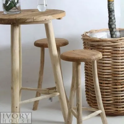 J Attic Wooden Bar Stool