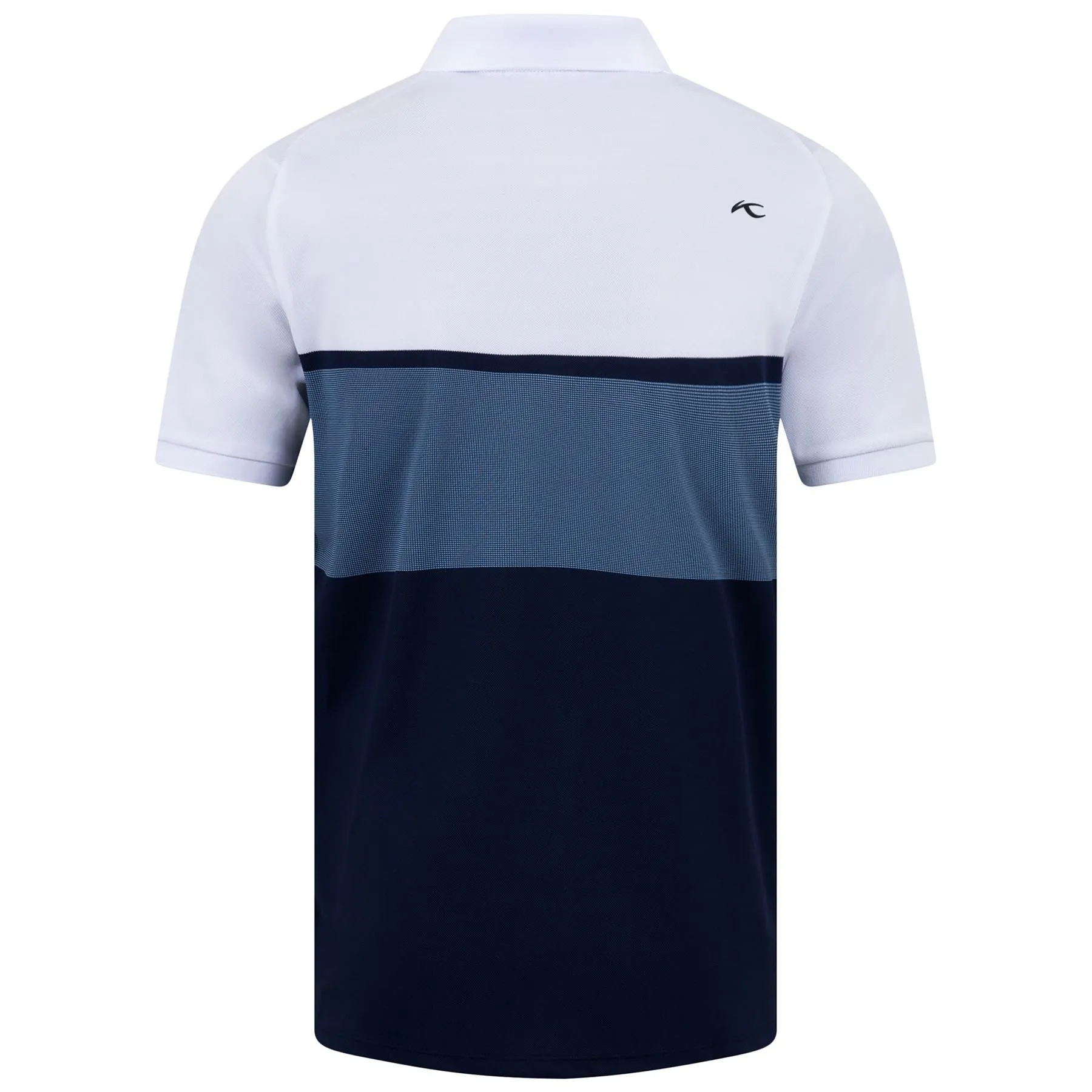 Luan Colour Block Polo White/Atlanta Blue - SS23