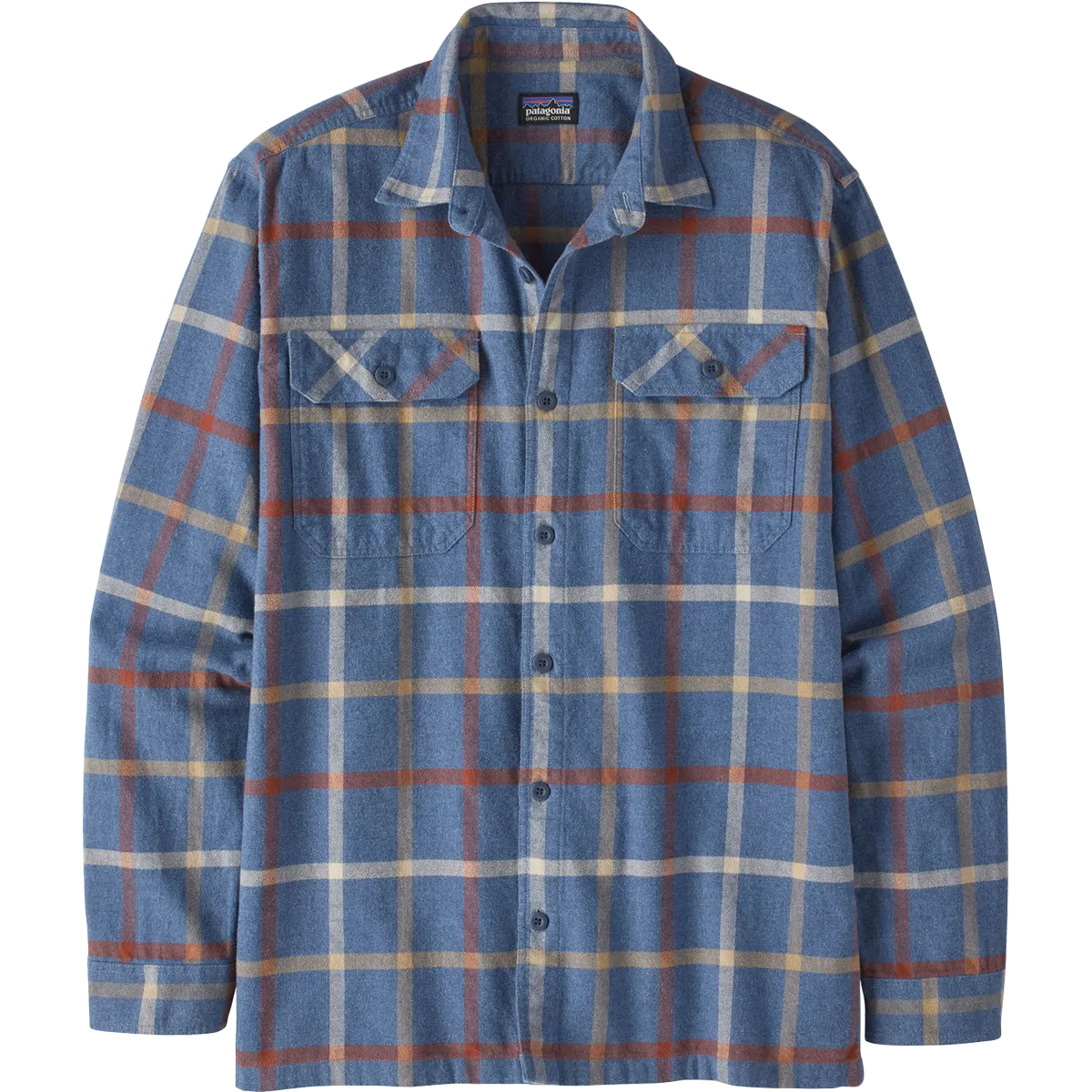 Men's Long Sleeve Organic Cotton Fjord Flannel