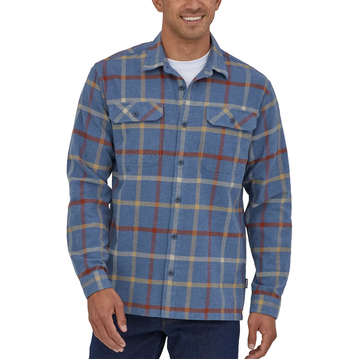 Men's Long Sleeve Organic Cotton Fjord Flannel