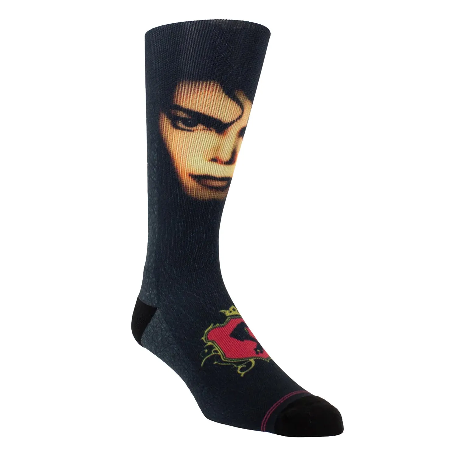 Men's Michael Jackson Portrait Crew Socks