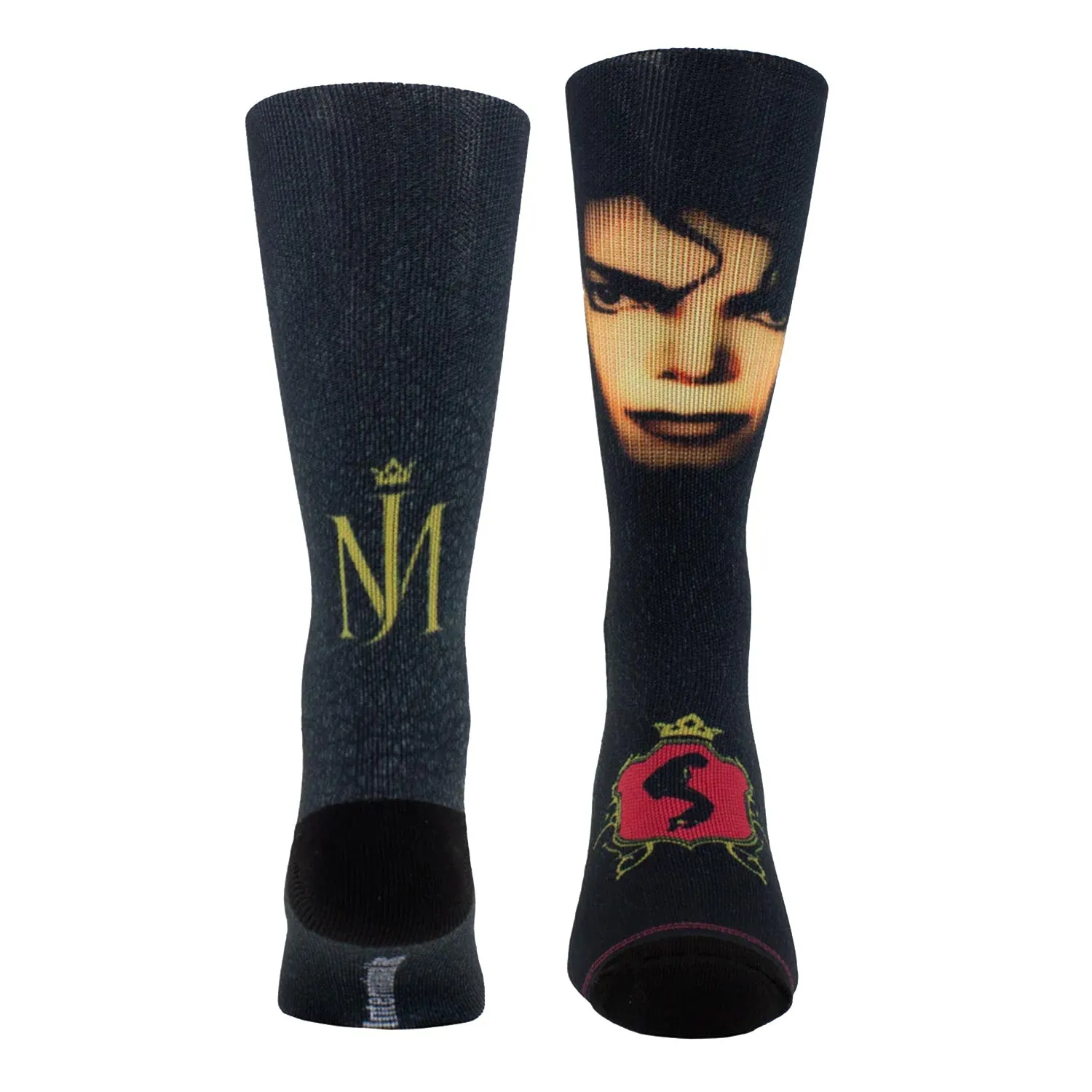 Men's Michael Jackson Portrait Crew Socks