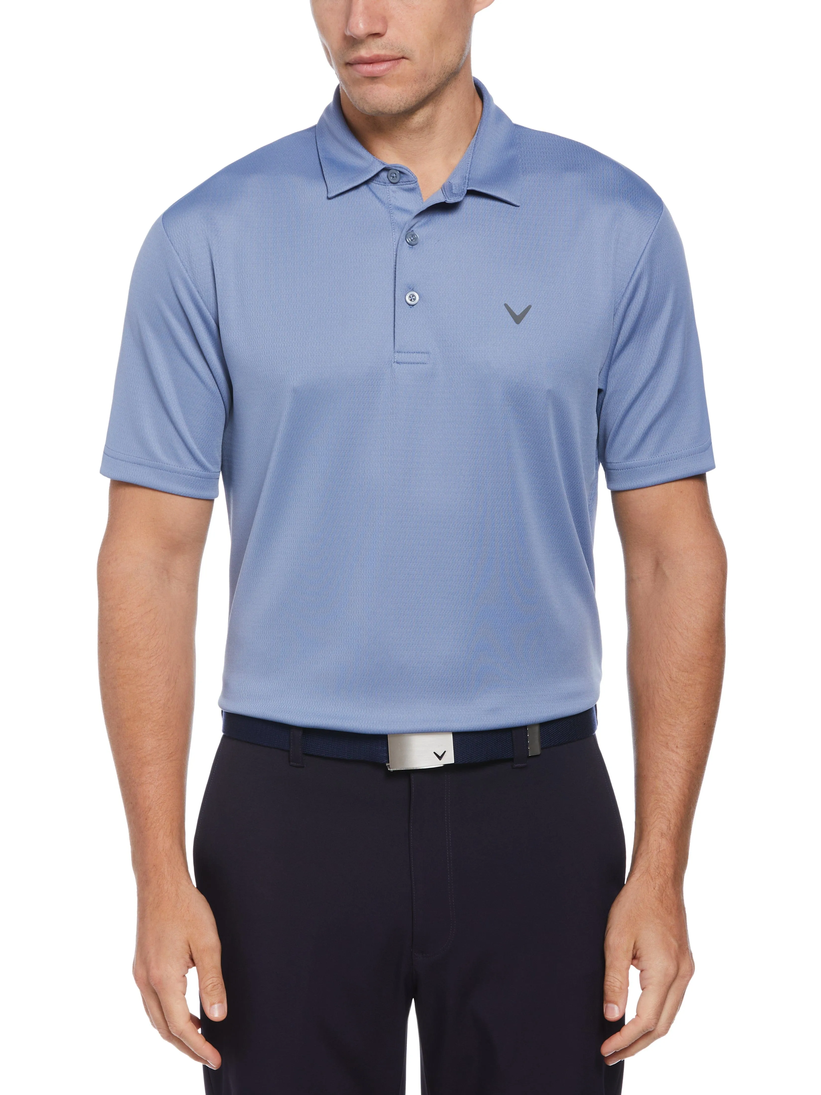 Mens Micro Texture Polo