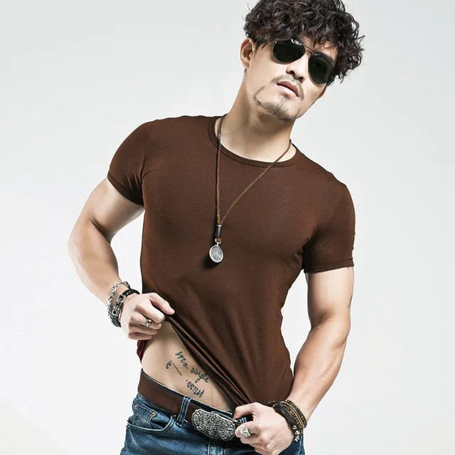 Men's T Shirt Fashion Fitness