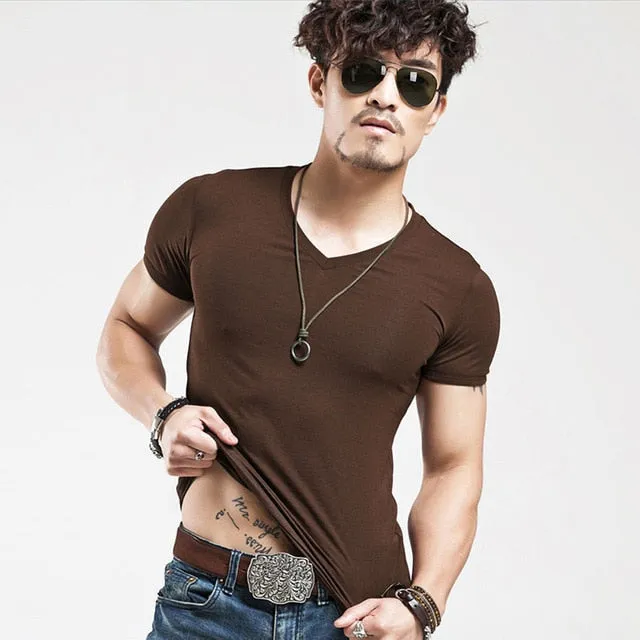 Men's T Shirt Fashion Fitness