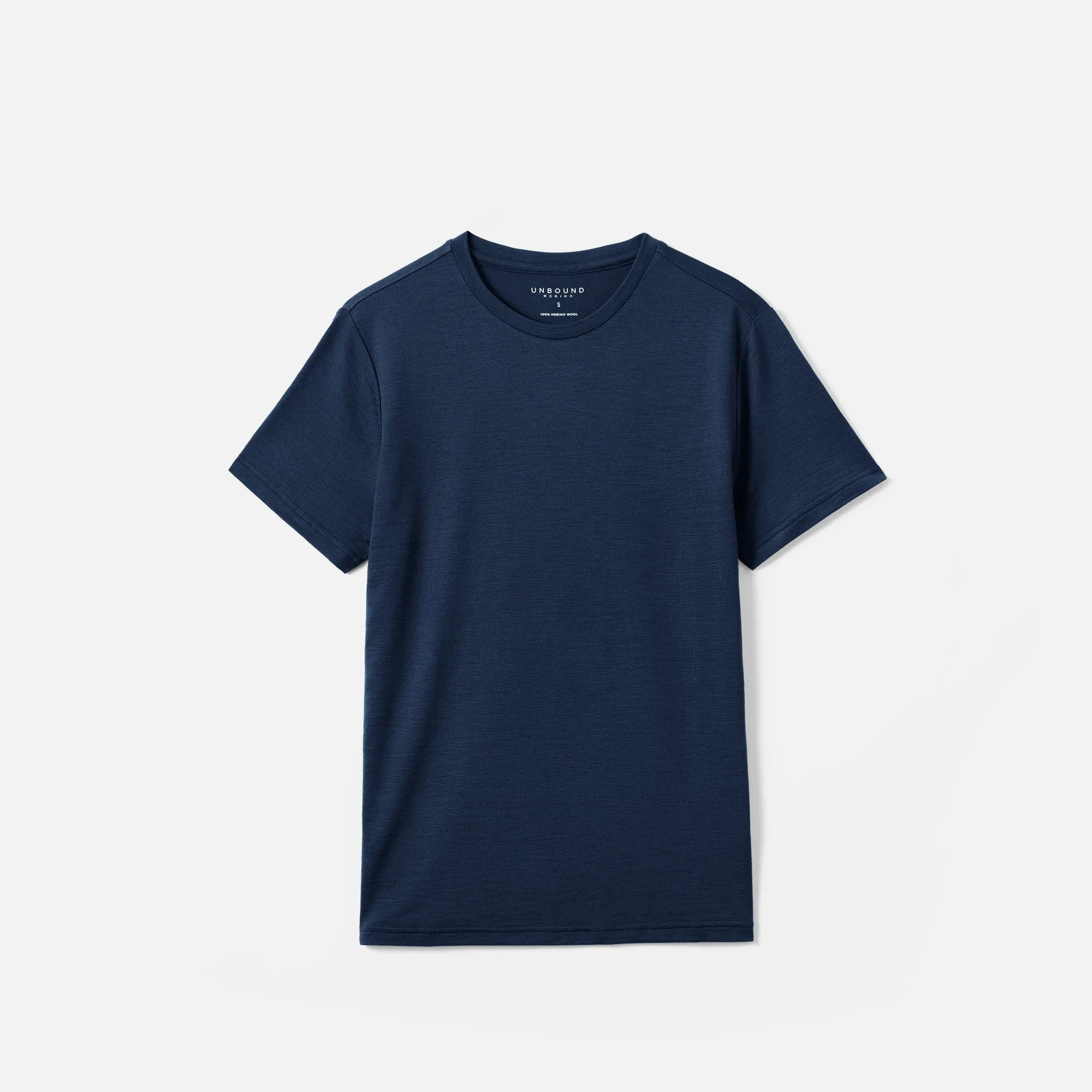 Men's Tall Merino Crew Neck T-Shirt