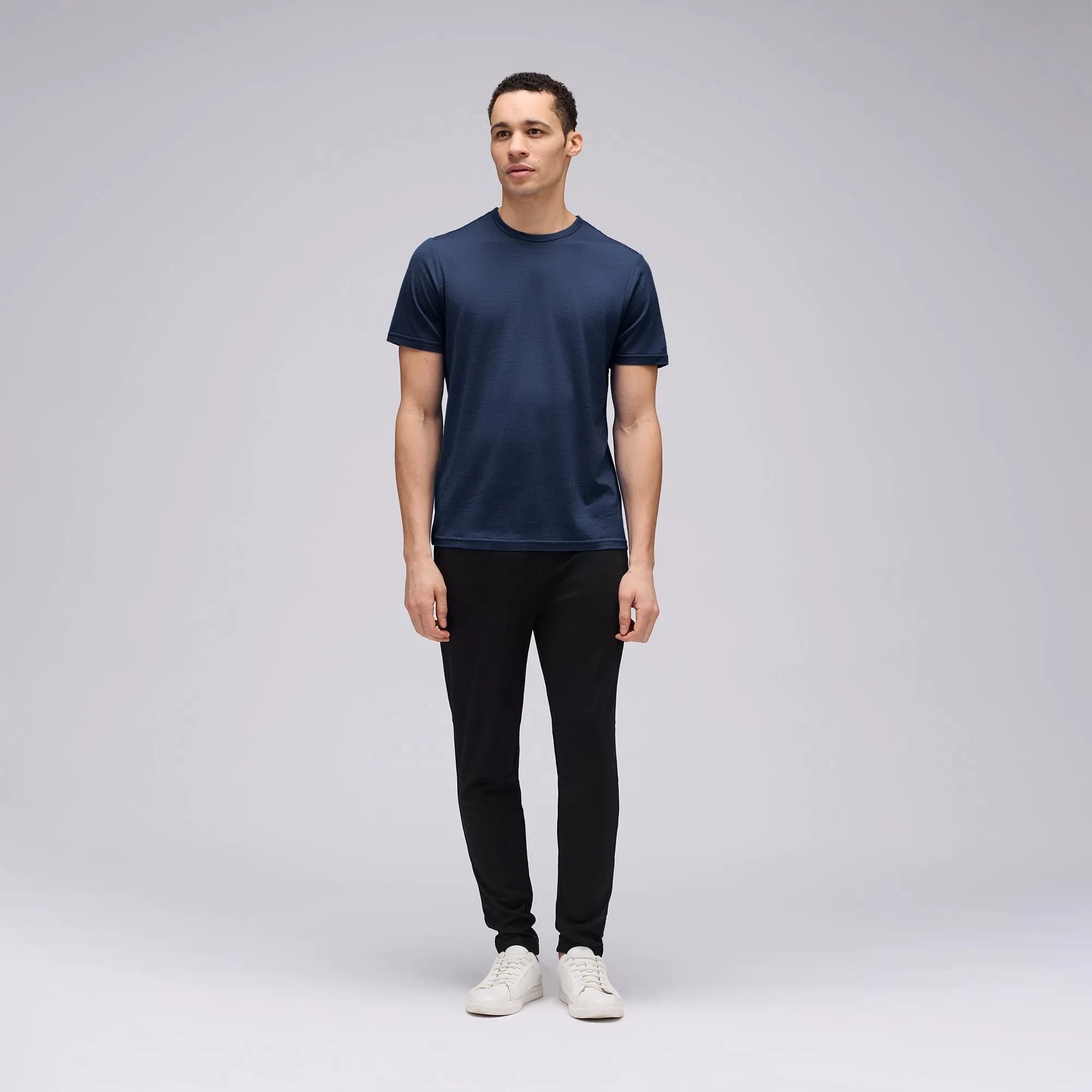 Men's Tall Merino Crew Neck T-Shirt