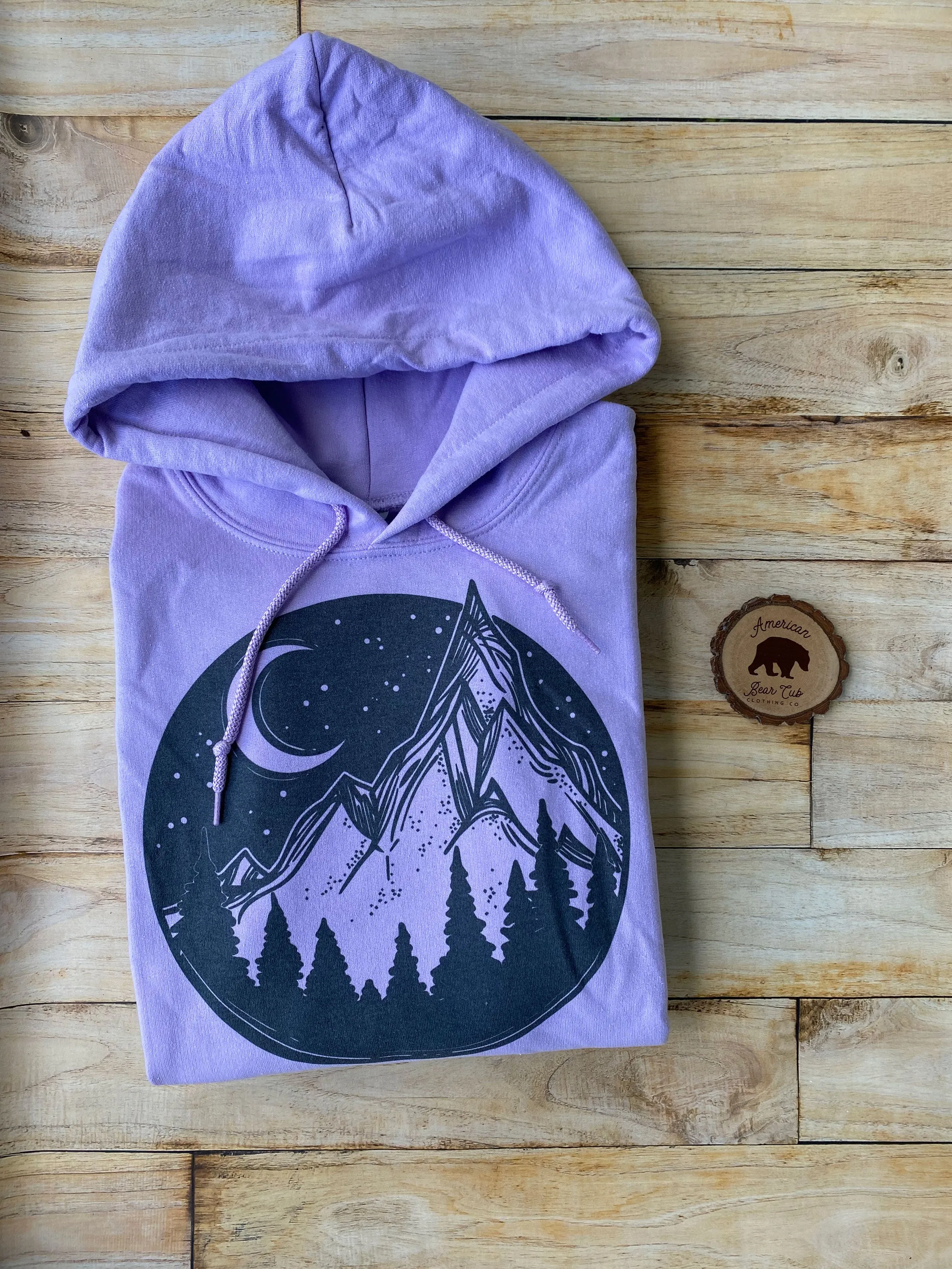 Mountain Night Adult Hoodies