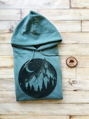 Mountain Night Adult Hoodies