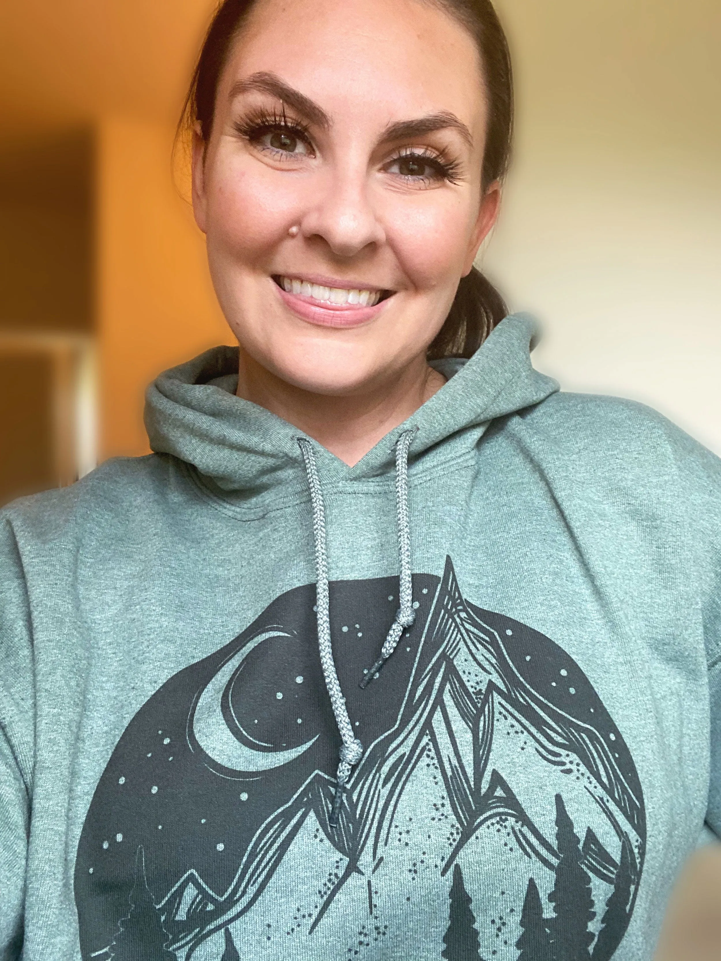 Mountain Night Adult Hoodies