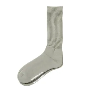 NEIGHBORHOOD PLAIN SOCKS SAGE GREEN