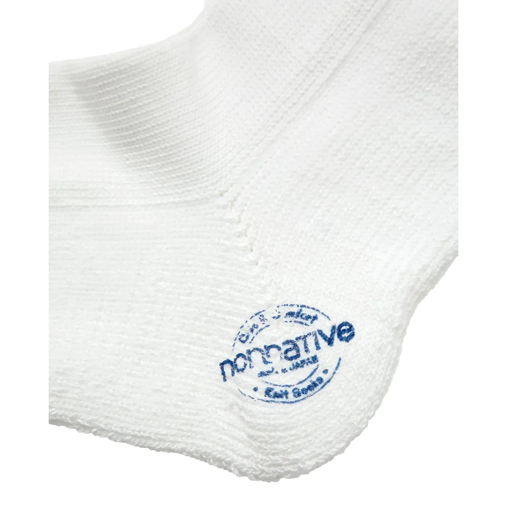 NONNATIVE HIKER SOCKS HI C/N/P WOVEN-WHITE