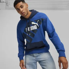 PUMA MEN'S POWER BLUE HOODIE