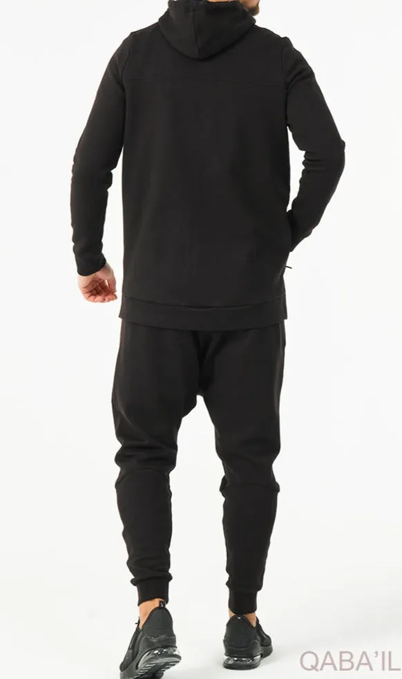 QL Relaxed Tracksuit PREMIERE in Black and Gold