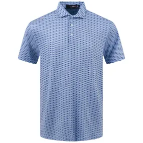 RLX Printed Lightweight Airflow Polo Graphic Powder Blue - SS23