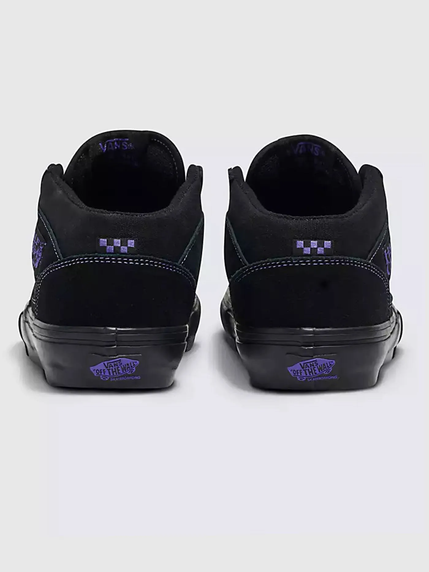 Skate Half Cab Neon Black & Purple Vintage Style Shoes - Stylish High-Top Sneakers for Ultimate Comfort and Performance