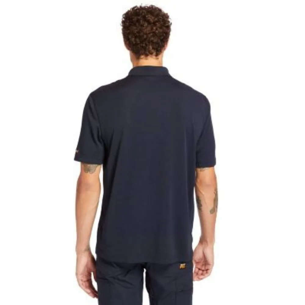 Timberland PRO Men's Wicking Good Short Sleeve Polo  - Navy TB0A1P16434