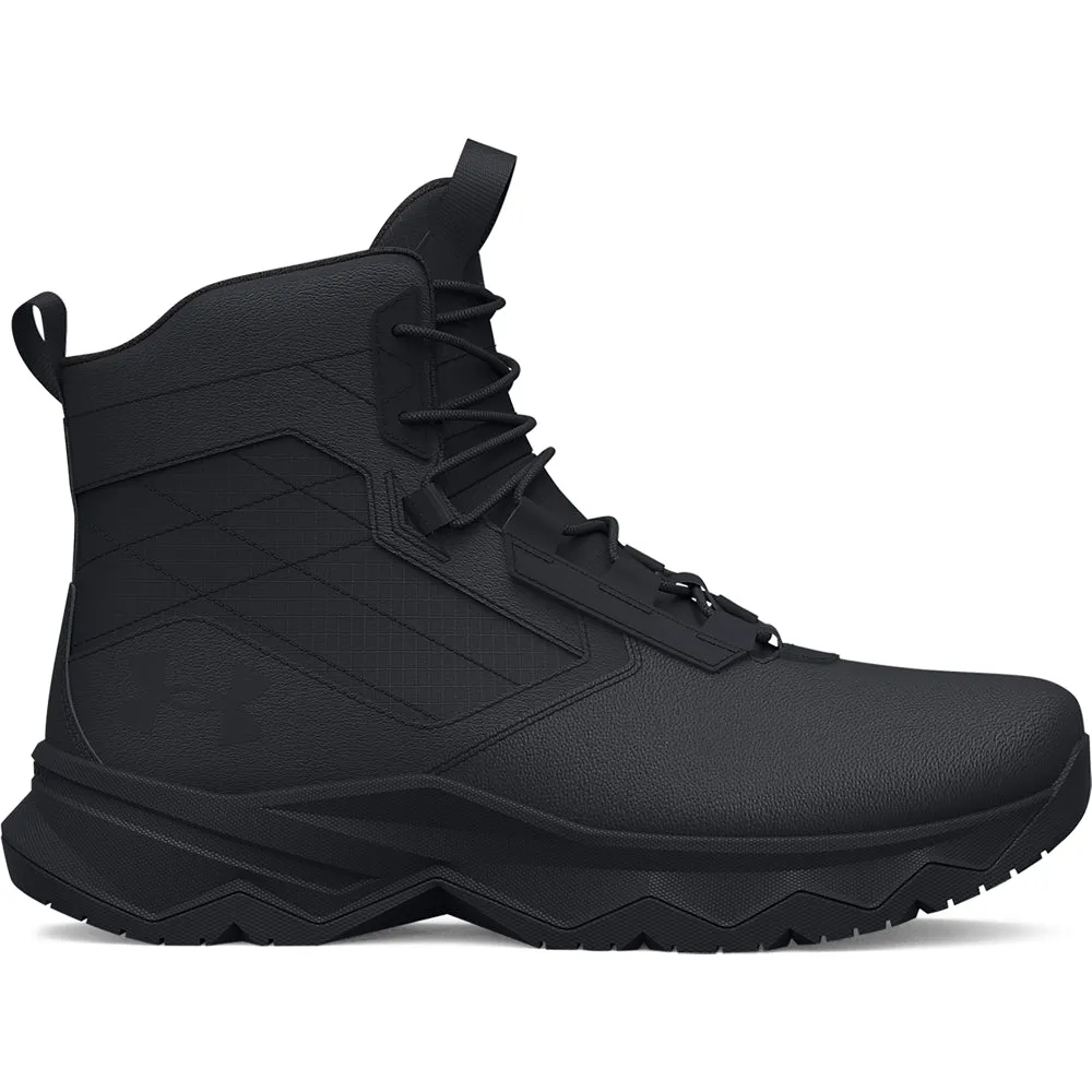 'Under Armour' Men's 6 Stellar G2 SR Side Zip Soft Toe - Black