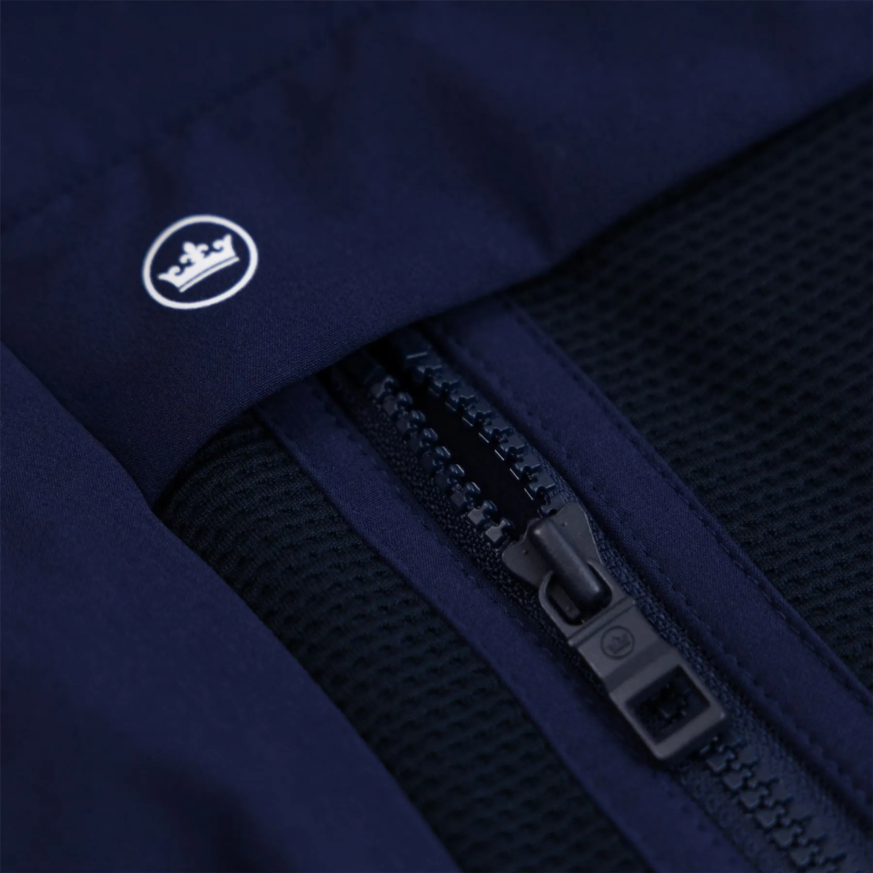 Via Classic Fit Full Zip Gilet Navy - SS24