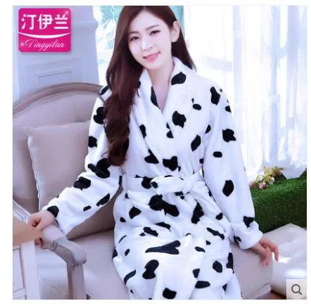 Winter Warm Bath Robe Male Nightgown Nighties Casual Clothing