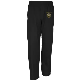 Yahuah-Tree of Life 01 Men's Designer Wind Pants (Black/Navy)